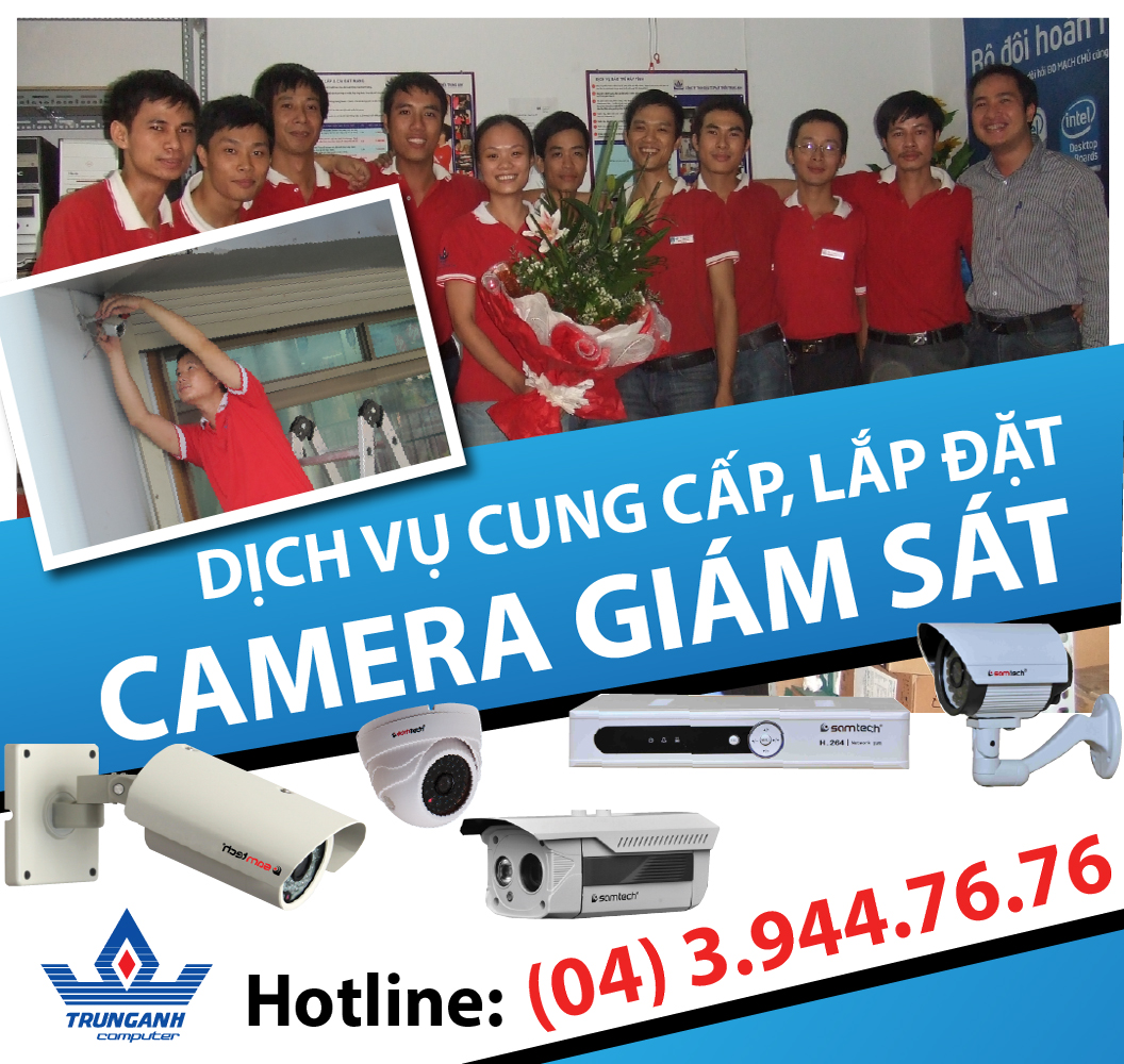 DỊCH VỤ XÂY LẮP HỆ THỐNG CAMERA GIÁM SÁT