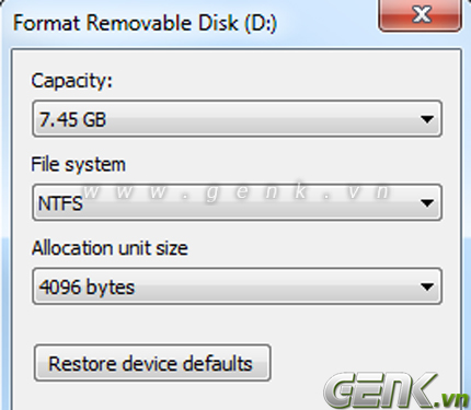 CÁCH CÀI ĐẶT WINDOWS 7 TỪ USB