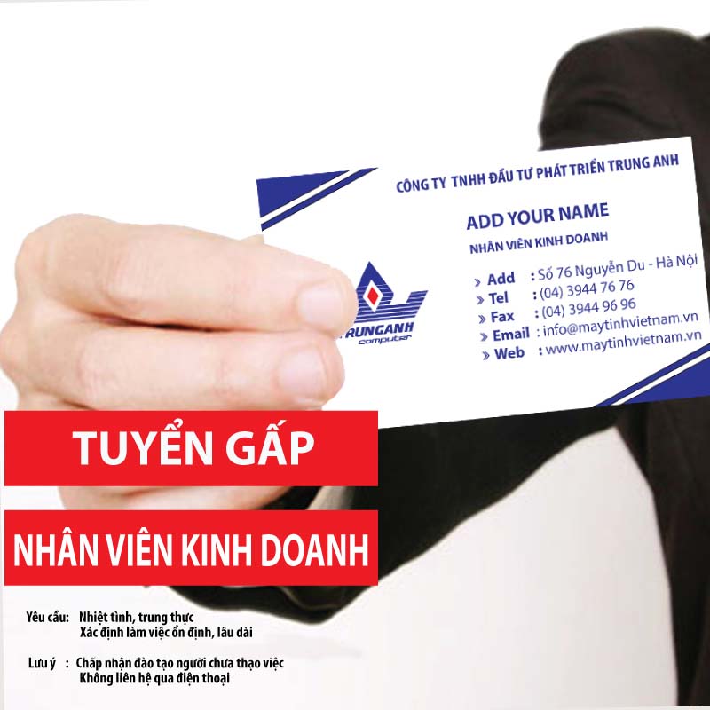 TUYỂN DỤNG: KINH DOANH - 6.2014