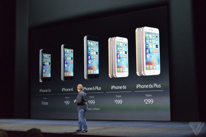 IPhone 6S và IPhone 6S Plus của Apple ra mắt vượt xa mong đợi