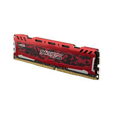 RAM Crucial Ballistix Sport LT Red 8Gb DDR4 2666 (BLS8G4D26BFSE)