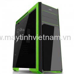 Vỏ máy tính Sama SAIN 5 GREEN (ATX, MicroATX, Mini-ITX)